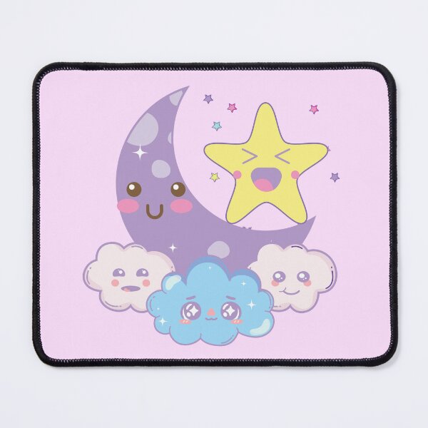 Item preview, Kawaii Moon, Stars and clouds. designed and sold by SusySell.
