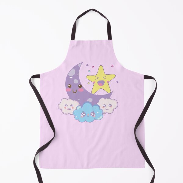 Item preview, Kawaii Moon, Stars and clouds. designed and sold by SusySell.