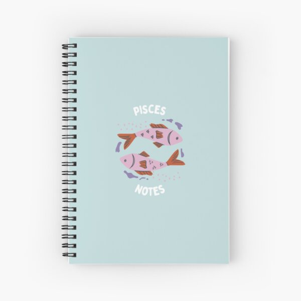 Item preview, Notebook for Pisces | Spiral Notebook | Zodiac | Astrology Blank Journal designed and sold by astrojournals.