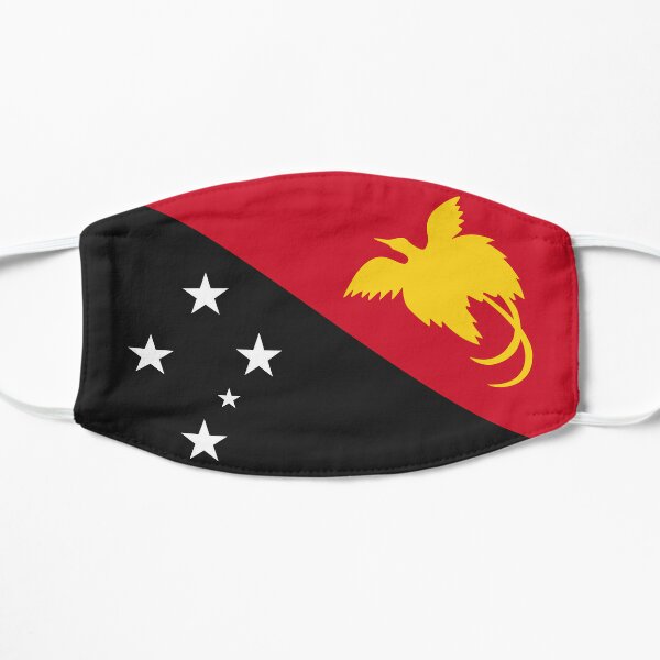 Papua New Guinea Flag Papua New Guinea Independence Day Gift for Proud Papua New Guinean Flat Mask