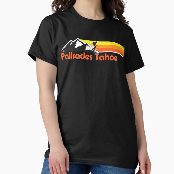 Item preview, Palisades Tahoe USA Ski Skiing  California Sticker T-Shirt 03 designed and sold by OuterShellUK.