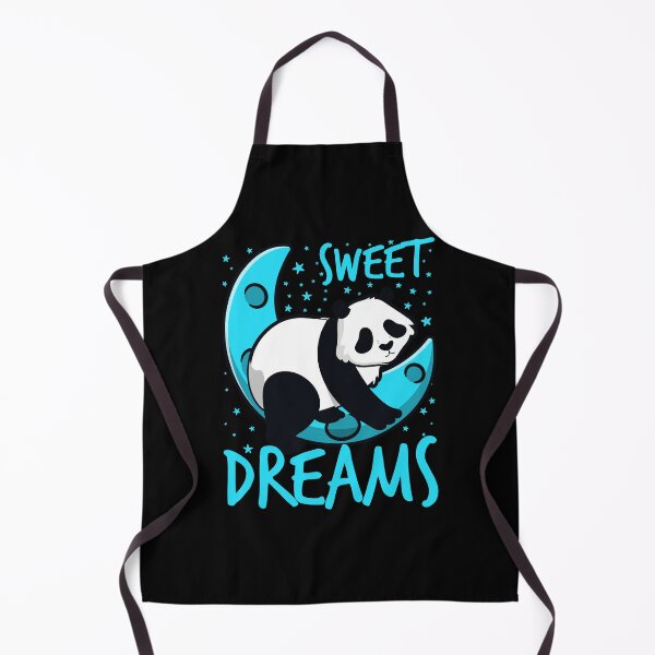 Item preview, sweet dreams panda moon-funny animals typography designed and sold by Hartics.