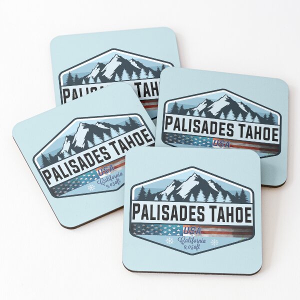 Item preview, Palisades Tahoe USA Ski Skiing  California Sticker T-Shirt 01 designed and sold by OuterShellUK.
