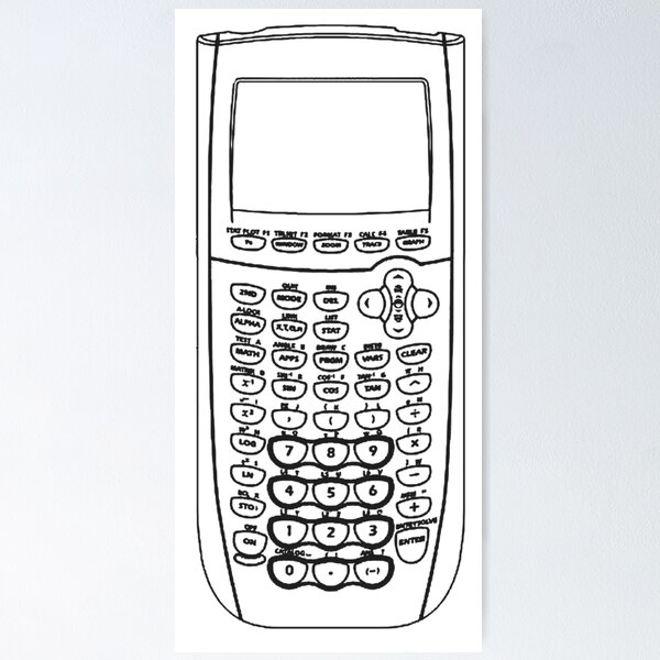 Item preview, TI Calculator - Black designed and sold by adalovlace.