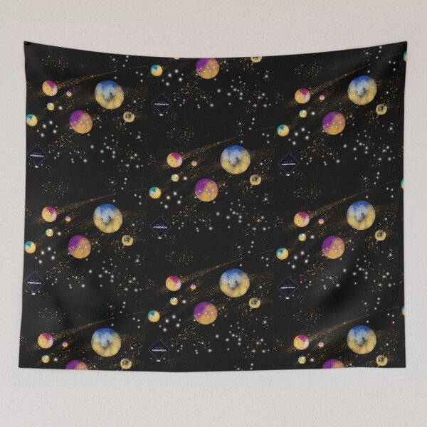 Item preview, Galaxy Stars Shine Dark Planets Universe designed and sold by andromedacenter.