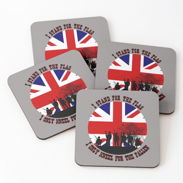 Item preview, I Stand For The Flag - I Only Kneel For The Fallen  designed and sold by Edpod.