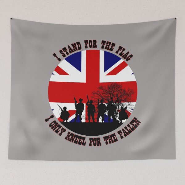 Item preview, I Stand For The Flag - I Only Kneel For The Fallen  designed and sold by Edpod.