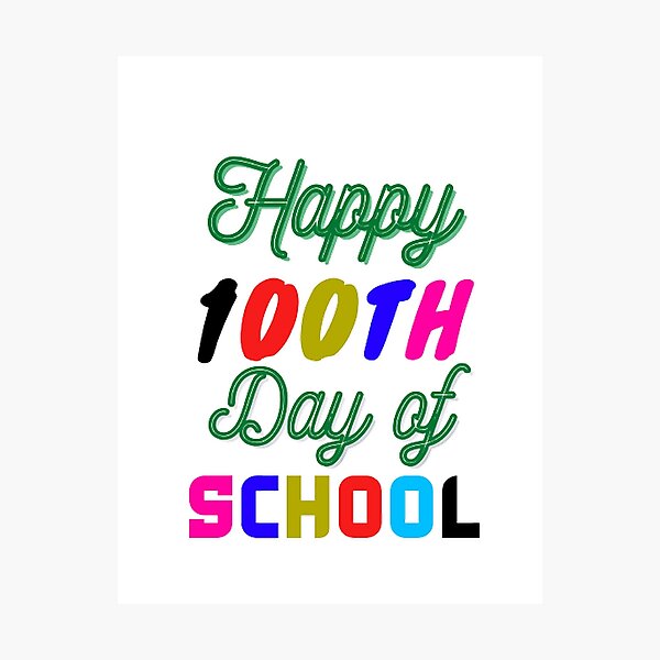 Item preview, Happy 100th day of school - back to school - 100th day of school student - 100th day of school teacher designed and sold by hopehigh.