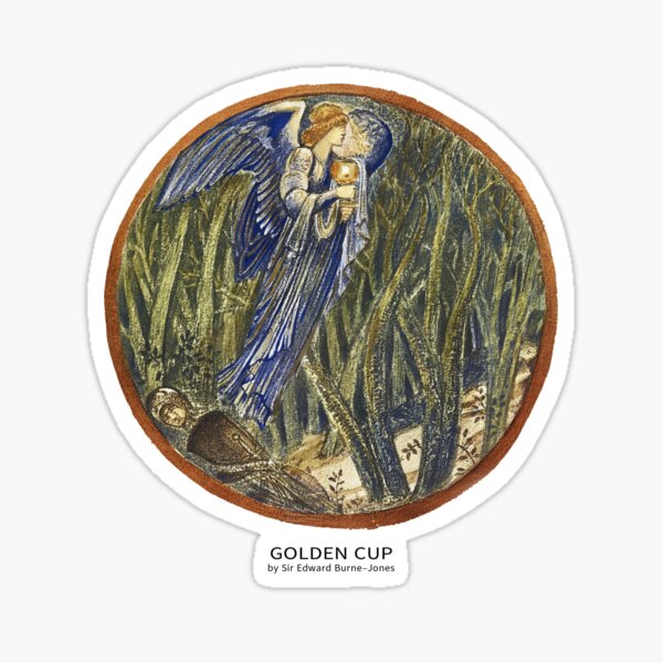 Art - Golden cup Sticker