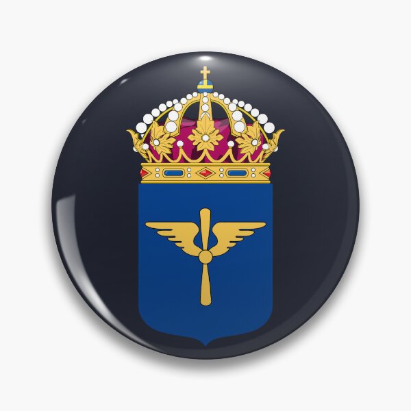 Item preview, Swedish Air Force - Flygvapnet - Coat of arms designed and sold by wordwidesymbols.