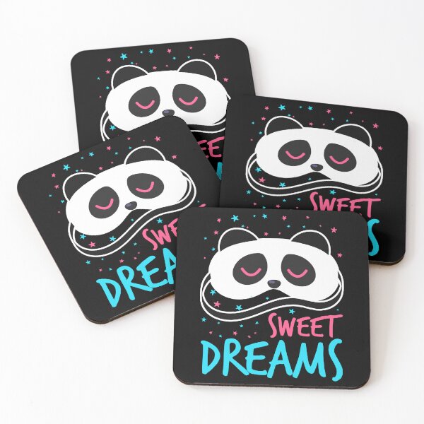 Item preview, sweet dreams panda-funny animals typography designed and sold by Hartics.