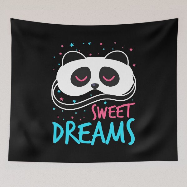 Item preview, sweet dreams panda-funny animals typography designed and sold by Hartics.