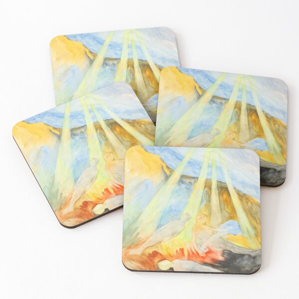 Item preview, Hilma Af Klint - Untitlet - Watercolour  designed and sold by kinsley45.