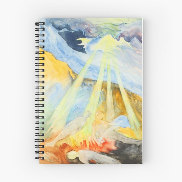 Item preview, Hilma Af Klint - Untitlet - Watercolour  designed and sold by kinsley45.