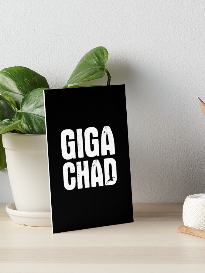 GigaChad meme | Art Board Print