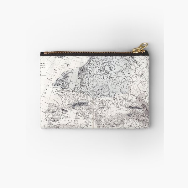 Item preview, Europa, eis age old map from 1884 designed and sold by Krzyzanowski Art.