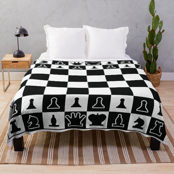 Item preview, Chess Board Blanket designed and sold by ThePawnStore.