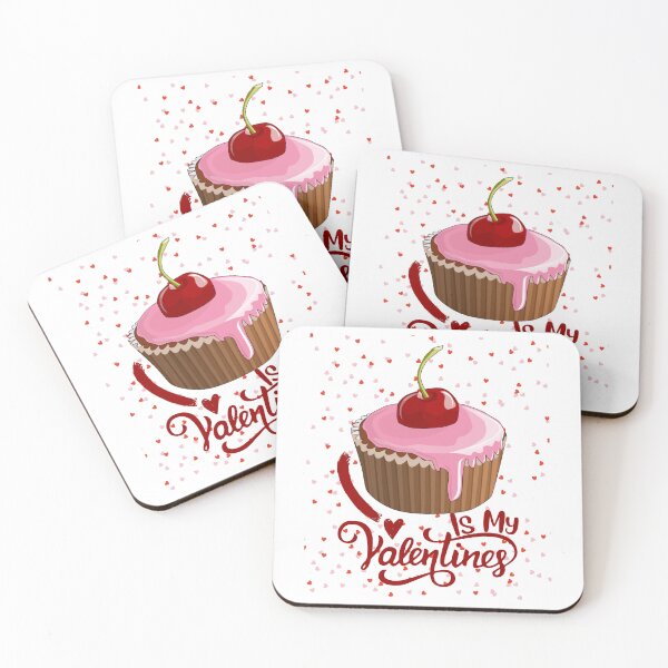 Item preview, Cupcake Is My Valentines- Cute cupcake with hearts designed and sold by AmeliaStore1.