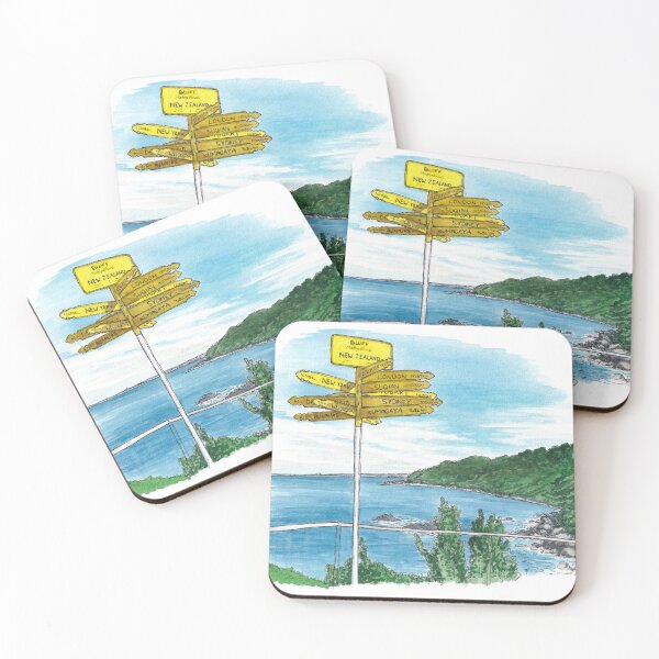 Item preview, Sterling Point - Bluff Watercolour designed and sold by Tom Napper Design.