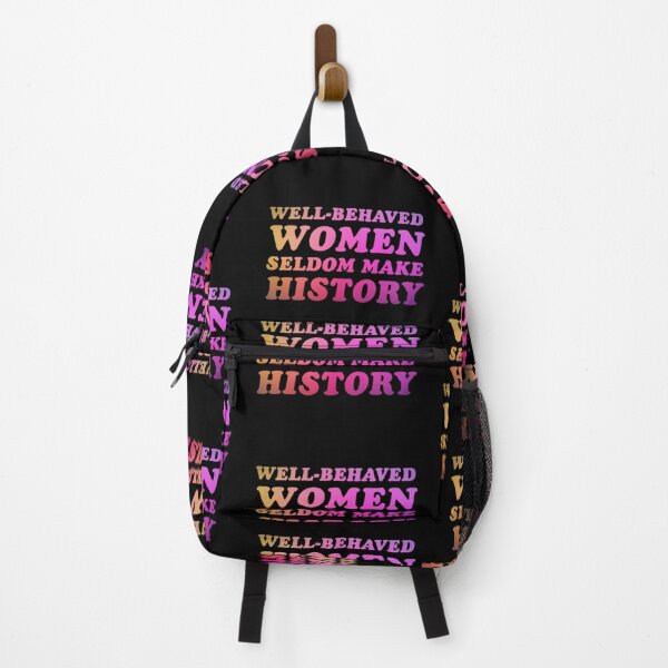 Artikelvorschau, Wohlerzogene Frauen schreiben selten Geschichte, Zitat aus der Geschichte entworfen und verkauft von UrbanApparel.