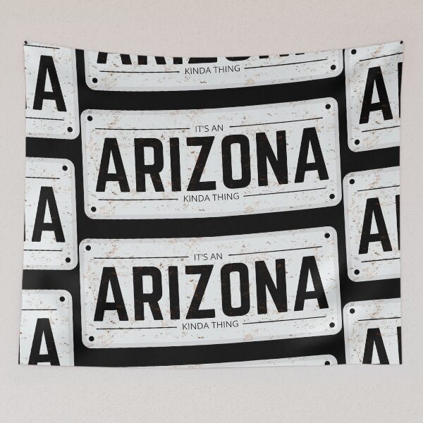 Item preview, It's an ARIZONA kinda thing distressed number plate  designed and sold by 133DandC.