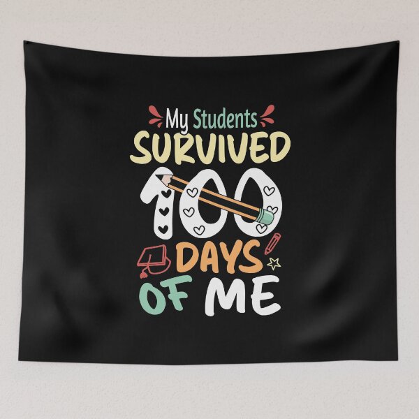Item preview, My Students Survived 100 Days Of Me  Funny designed and sold by trendyshopy.