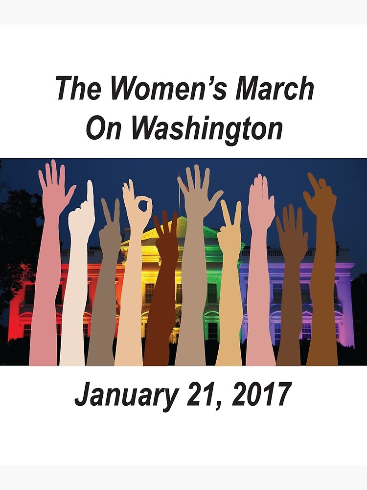 Disover Women's March - Equality Premium Matte Vertical Poster