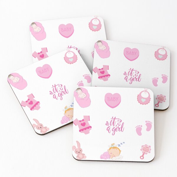 Item preview, It's A Girl! Baby Birth Celebration designed and sold by silviaol.