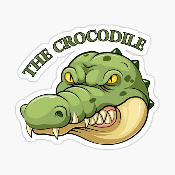 Stunning crocodile badge for Decor and Souvenirs 