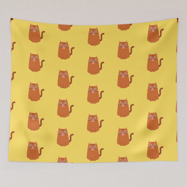 Item preview, Startled Cat - Yellow designed and sold by Navarino.