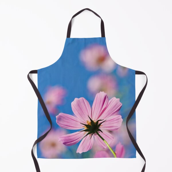 Item preview, Pink Flowers against Blue Sky - Artistic photographic print designed and sold by S Quinn.