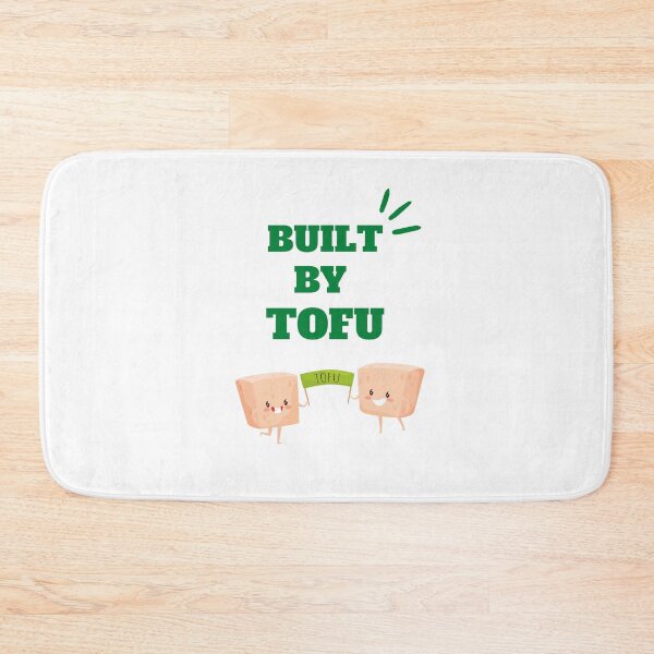 Item preview, BUILT BY TOFU - funny green vegan power designed and sold by MiKy1997.