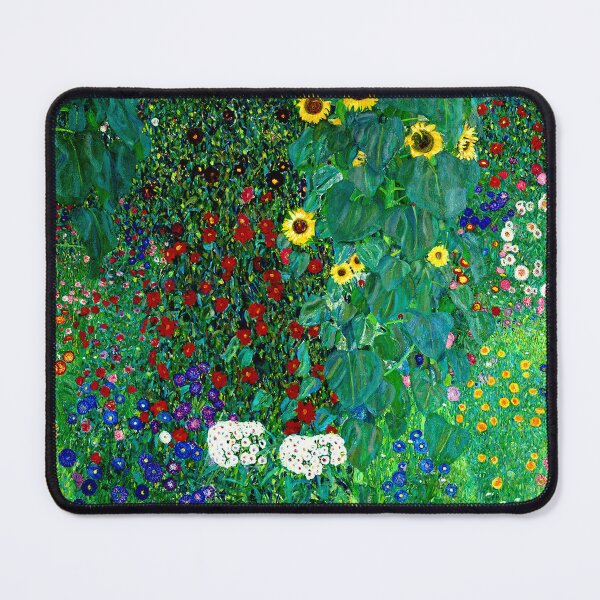 Artikelvorschau, Gustav Klimts Bauerngarten mit Sonnenblumen (1907) | Bossy Cat Home Redbubble entworfen und verkauft von BossyCatHome.
