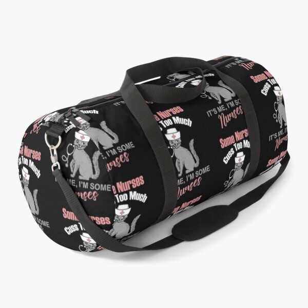 Item preview, Some Nurses Cuss Too Much Funny Lovely Cat Nurse Design designed and sold by pedrored369.