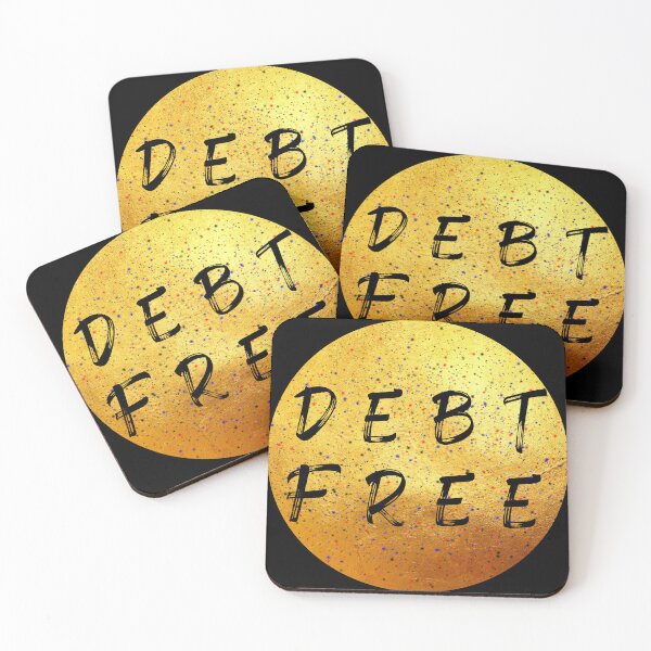 Item preview, Debt Free Expense | Debt Free gold | Financial Freedom designed and sold by texturelux.
