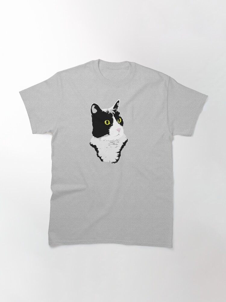 Alternate view of Regal Tuxedo Kitty Classic T-Shirt