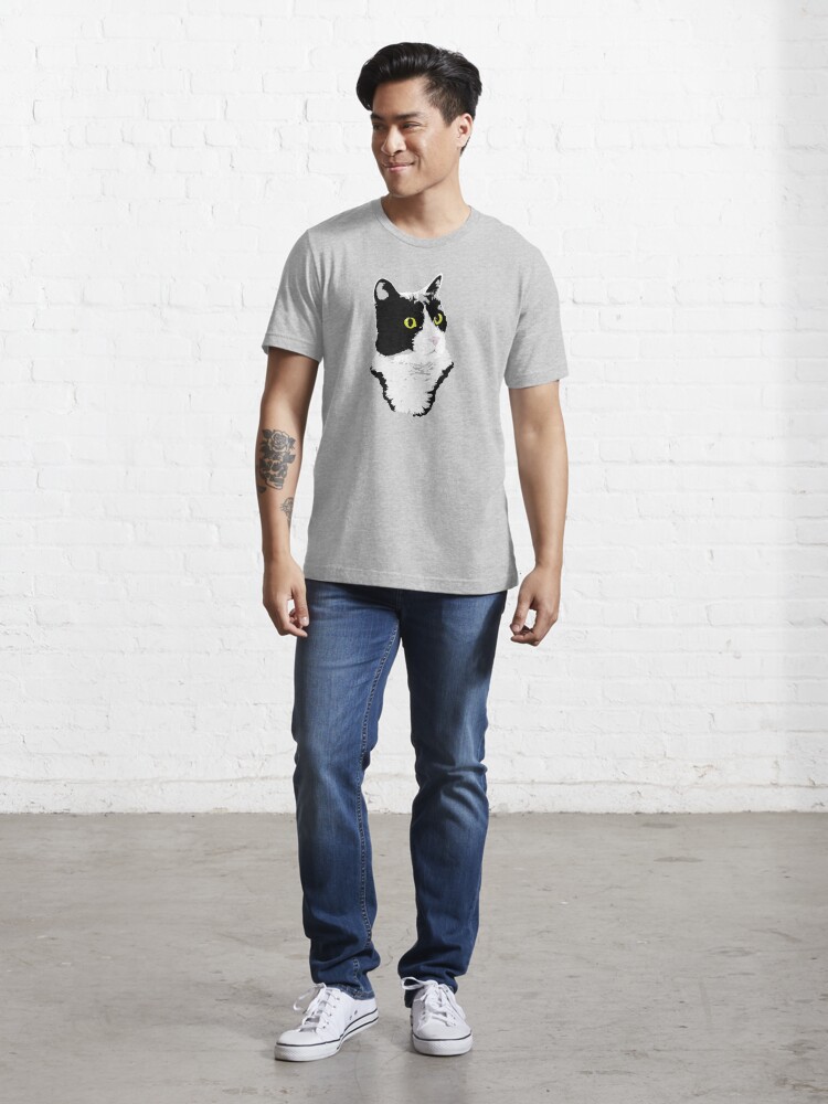 Alternate view of Regal Tuxedo Kitty Essential T-Shirt