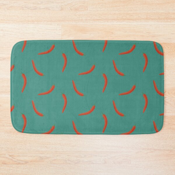 Item preview, Chili peppers on blue designed and sold by reneesillus.