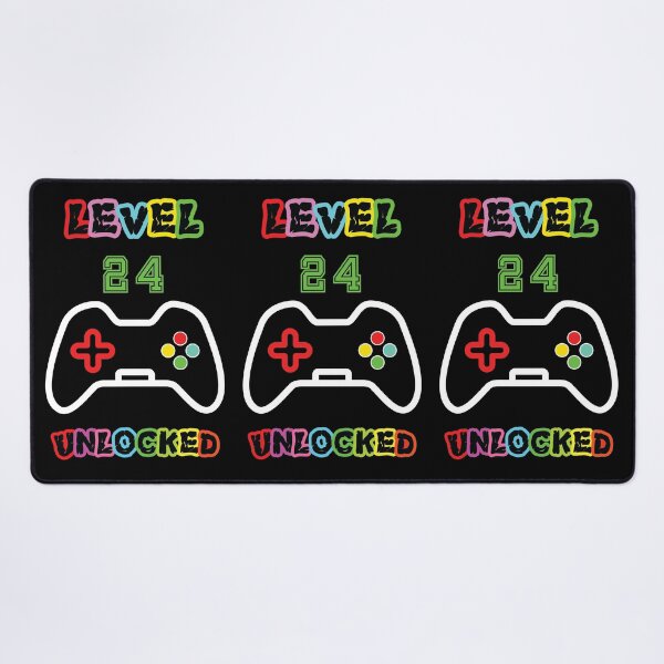 Item preview, Level 24 Unlocked, 24th Birthday Gift designed and sold by jain-ravi002.