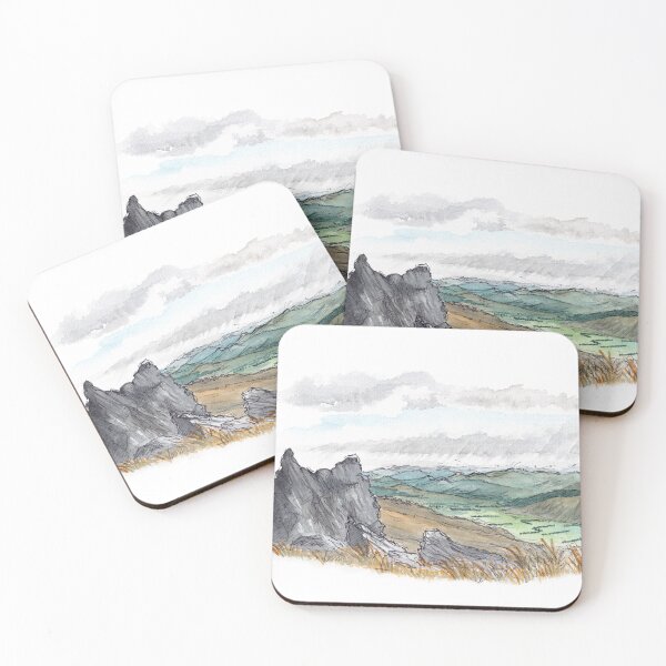 Item preview, Eyre Mountains Watercolour designed and sold by Tom Napper Design.