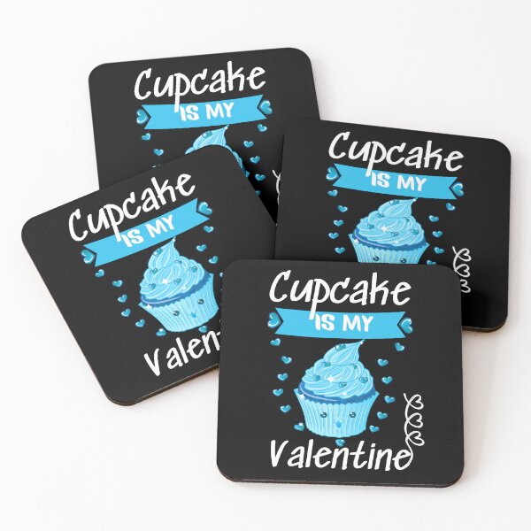 Item preview, Cupcake Is My Valentine- Cute cupcake With Hearts designed and sold by AmeliaStore1.