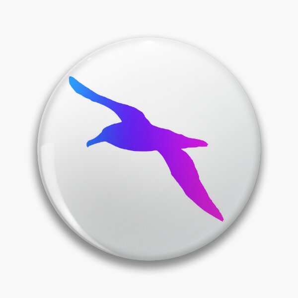 Item preview, Albatross Silhouette- Colorful Gradient 5 designed and sold by Midnightviera.