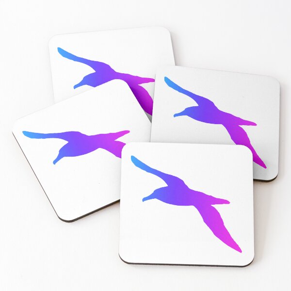 Item preview, Albatross Silhouette- Colorful Gradient 5 designed and sold by Midnightviera.