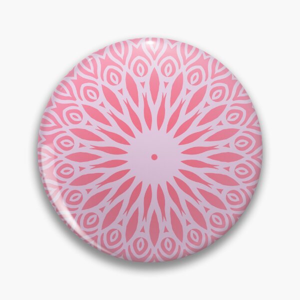 Item preview, Lovely pink sunny floral mandala designed and sold by jeanyun48.