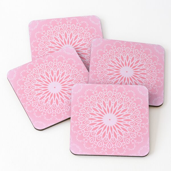 Item preview, Lovely pink sunny floral mandala designed and sold by jeanyun48.