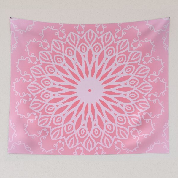 Item preview, Lovely pink sunny floral mandala designed and sold by jeanyun48.