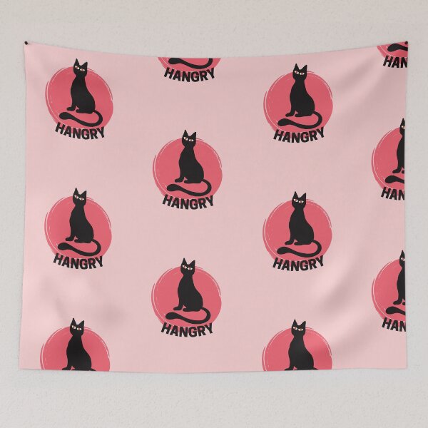 Item preview, Cute Hangry Black Cat designed and sold by Paper Hearteu.