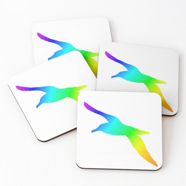 Item preview, Albatross Silhouette- Colorful Gradient 9 designed and sold by Midnightviera.