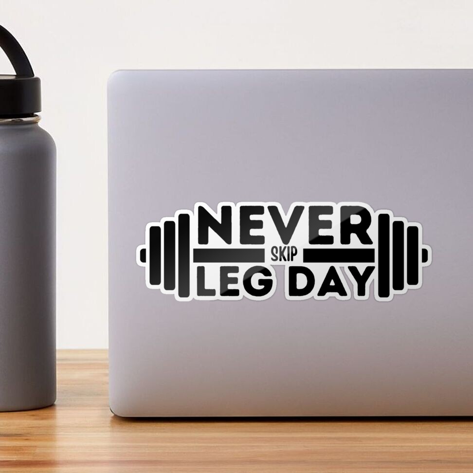 Funny Gym Leg Day Gifts For Gym Lovers Acrylic Print by Noirty Designs -  Pixels