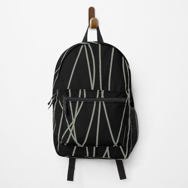 Item preview, Black and Green Vertical Stripe Design Pattern Pairs BH and G 2022 Color of the Year Laurel Leaf designed and sold by ColorOfTheYears.